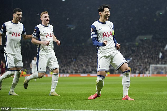 Son Heung-min opened the scoring for the home side from the spot after only five minutes