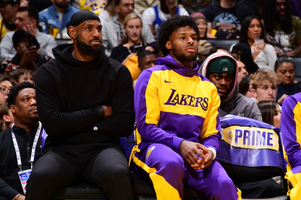 LeBron and Bronny are the first father and son to play on the same team in the NBA