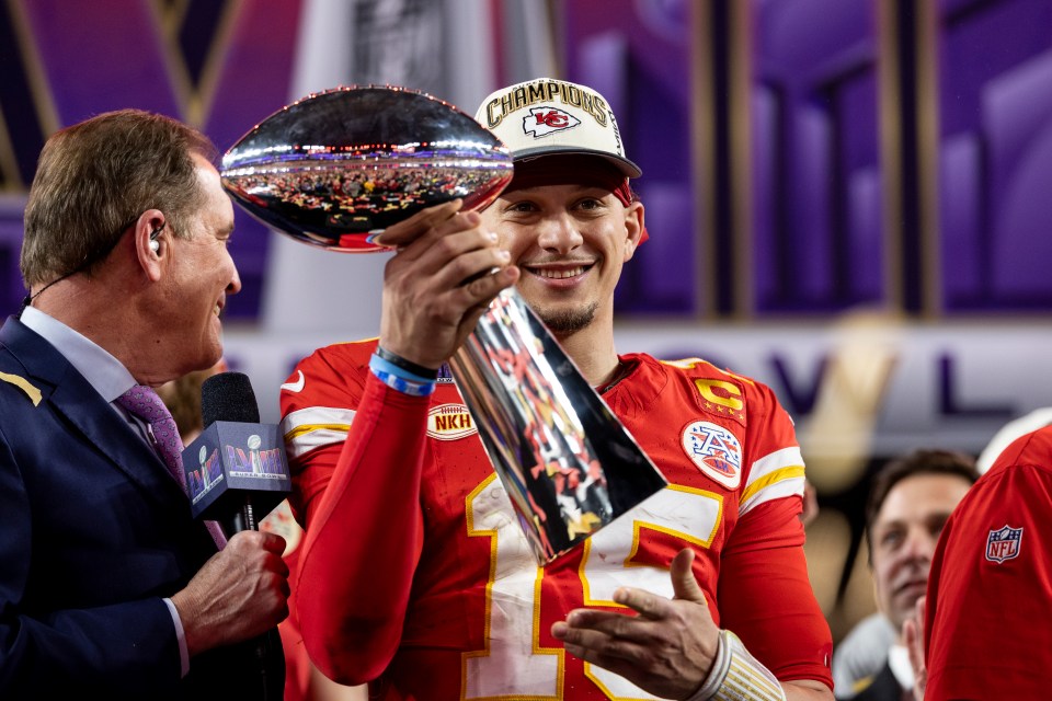 Mahomes and the Chiefs are looking to win a historic Super Bowl three-oeat this season