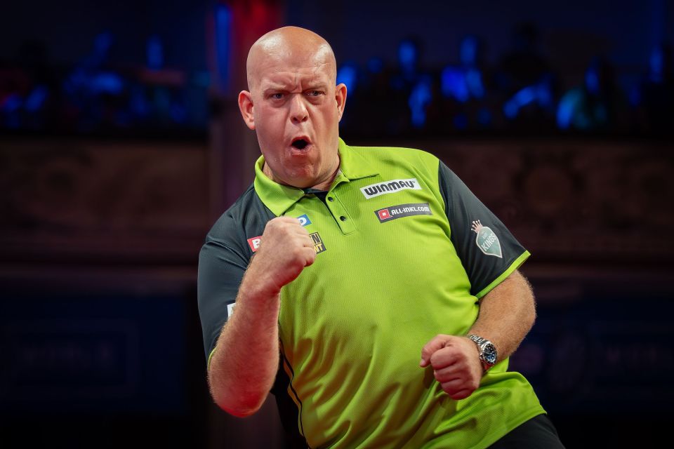 Michael van Gerwen is a three-time winner at Ally Pally, and he'll be determined to claim glory here