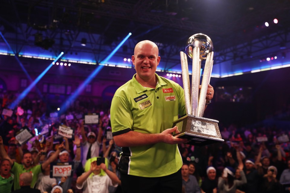 Van Gerwen delivered the big one the following year