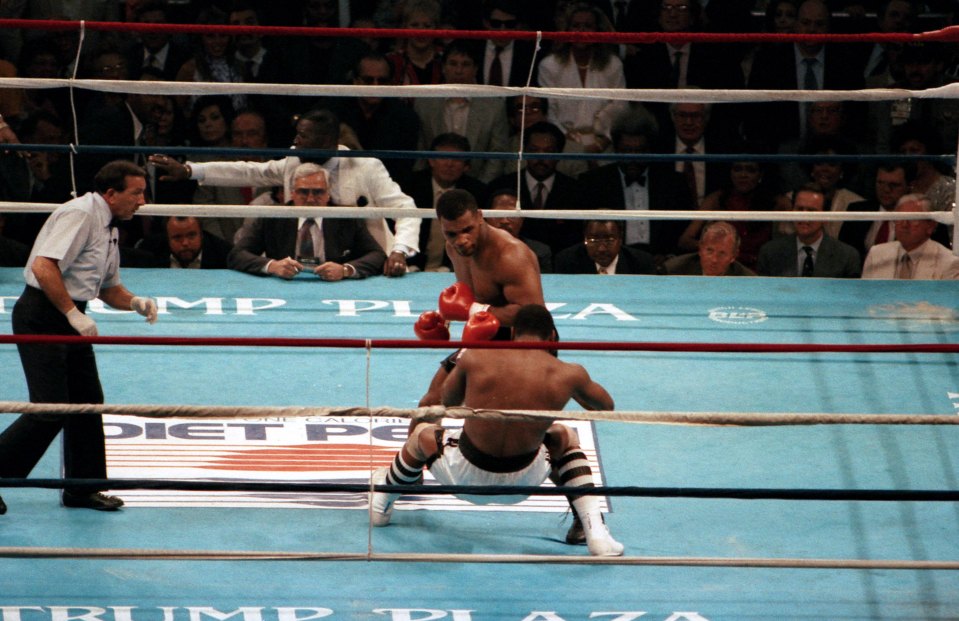 Tyson handed Spinks the first and only defeat of his legendary career