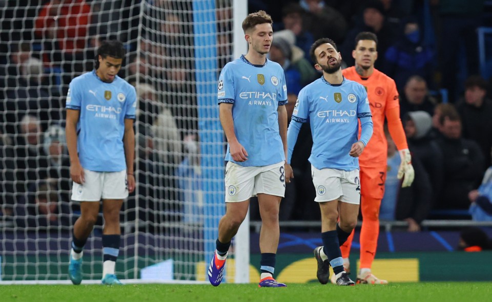 Man City are suffering a run of torrid form having faced five losses and a draw