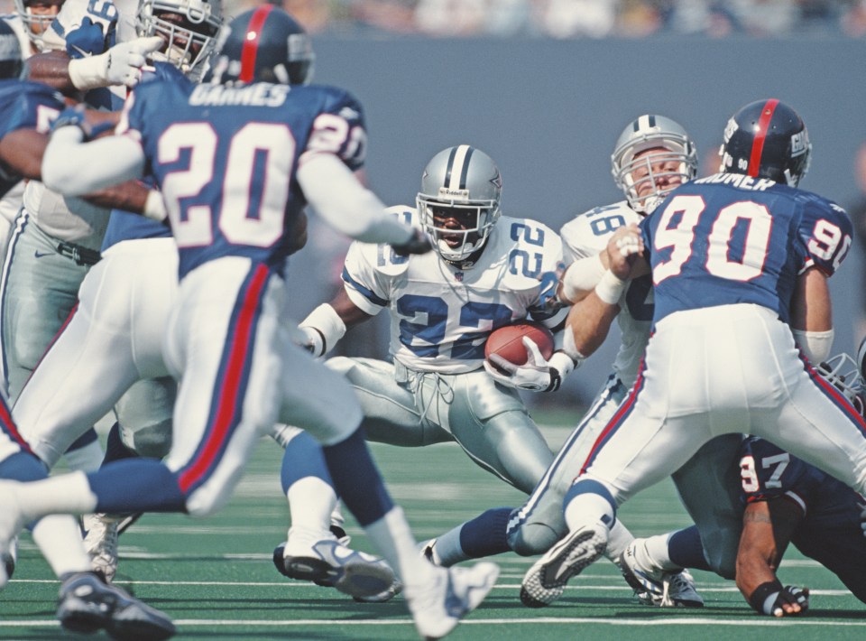 Emmitt Smith won three Super Bowls as the Cowboys became a dynasty again