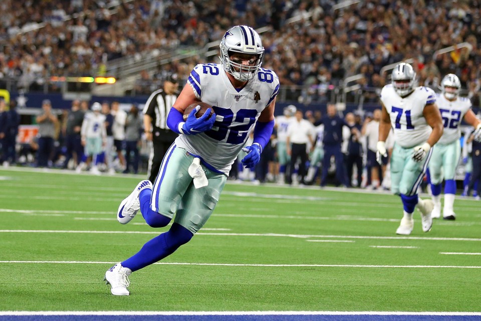 Jason Witten running down the field after a catch was a regular sight for the Cowboys