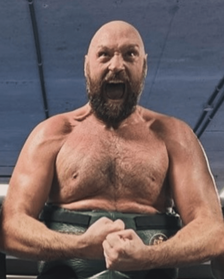 Fury looks heavy in recent images from his camp