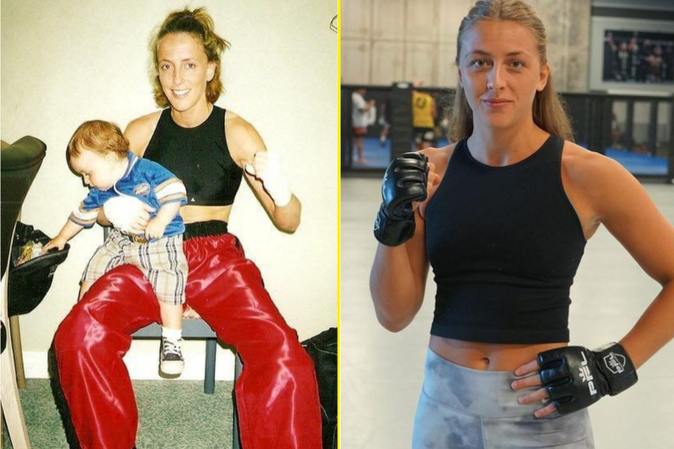 Ditcheva has followed in her mum's footsteps as a fighter