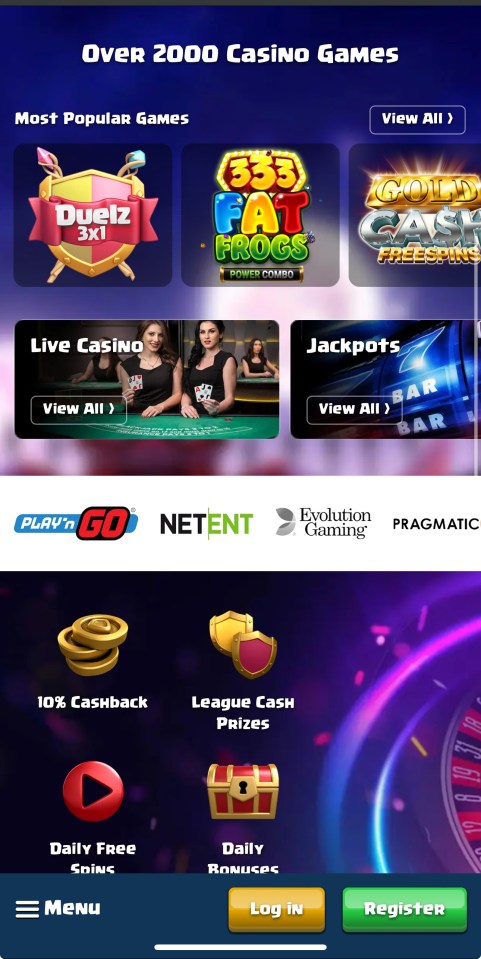 Duelz mobile casino