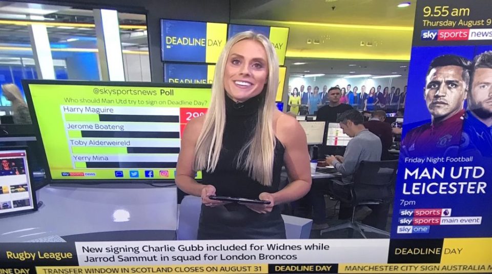 Paton has also fronted Sky's transfer deadline day coverage