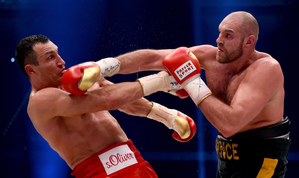 Fury shocked the world when he beat Klitschko in 2015