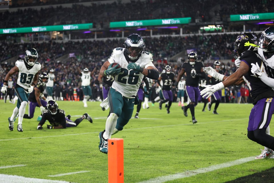 The Eagles have leaned heavily on the run game