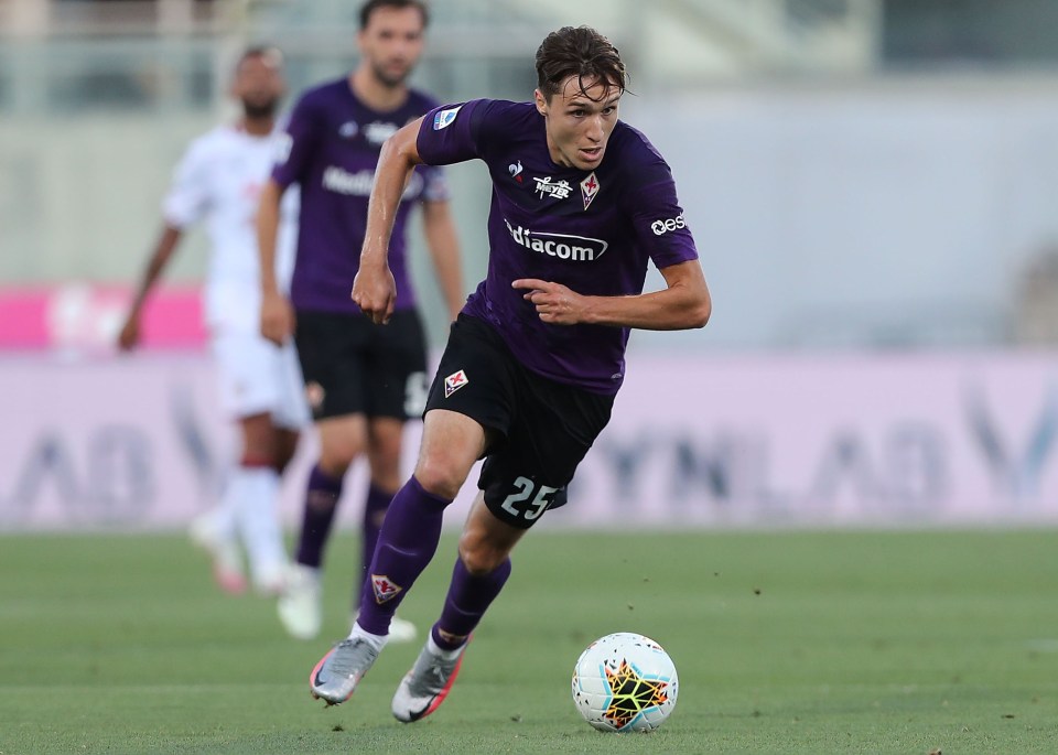 Chiesa was one of the most sought-after young stars at Fiorentina