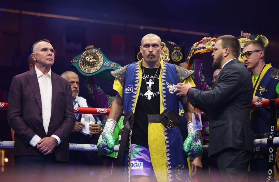 Usyk was lauded for his respectful behaviour when it comes to pre-fight antics