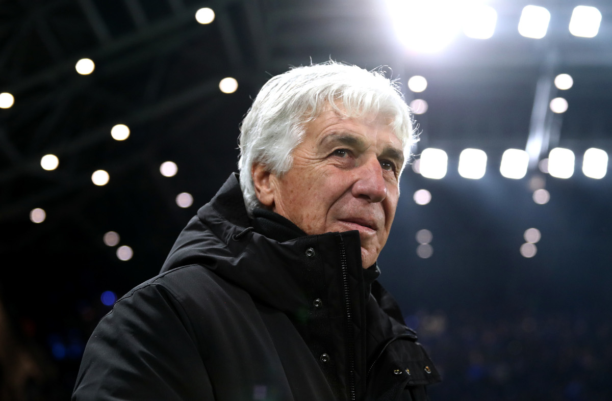 BERGAMO, ITALY - DECEMBER 10: Gian Piero Gasperini, Head Coach of Atalanta, looks on prior to the UEFA Champions League 2024/25 League Phase MD6 match between Atalanta BC and Real Madrid C.F. at Stadio di Bergamo on December 10, 2024 in Bergamo, Italy. (Photo by Marco Luzzani/Getty Images)