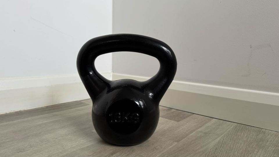 A kettlebell makes home workouts more convenient