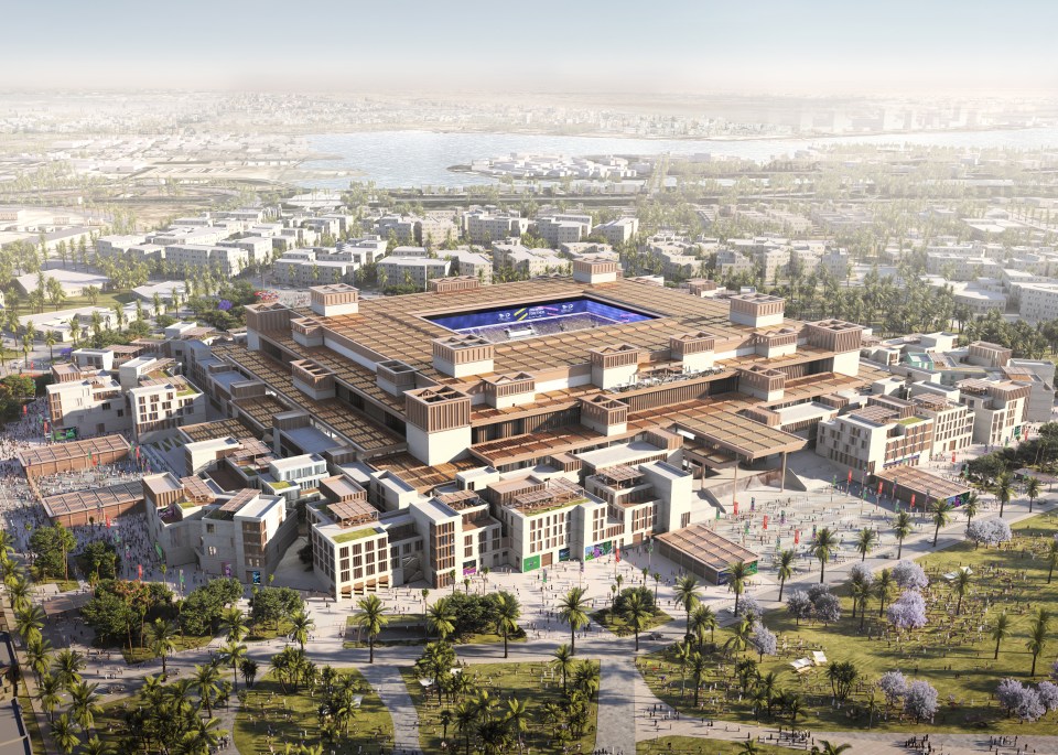 The Jeddah Central Development Stadium is the centrepiece of a massive project