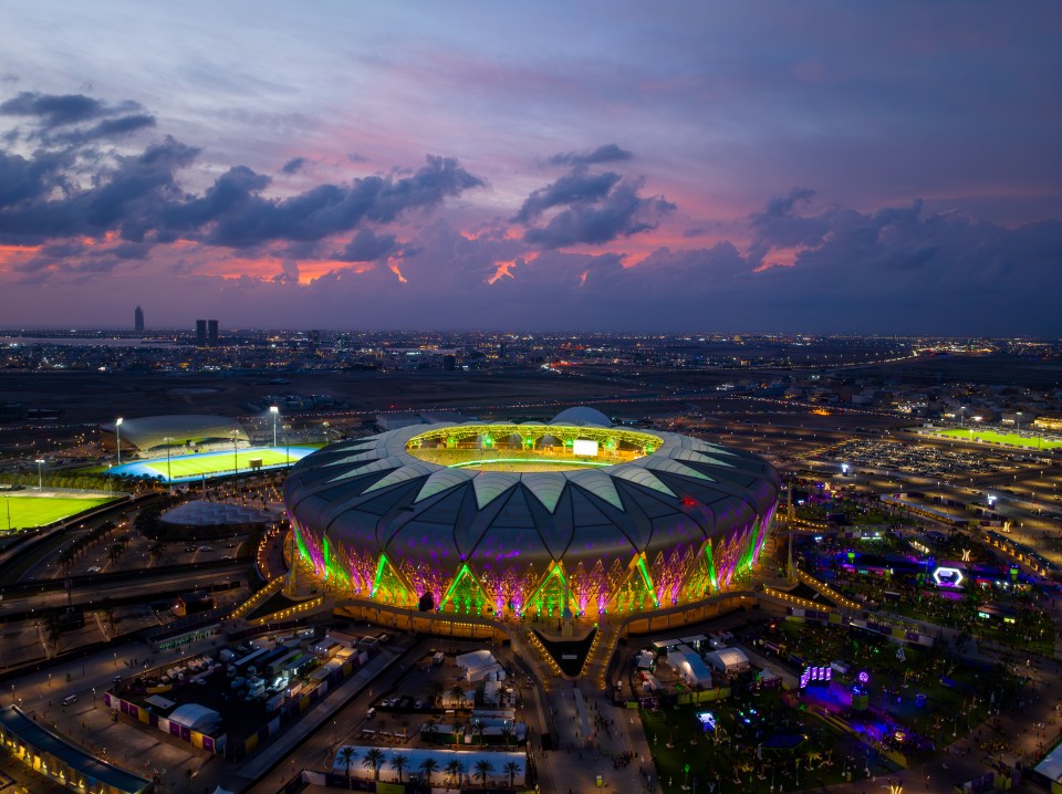 The already opened King Abdullah Sports City Stadium gives us a lock of what's to come