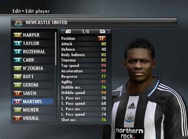 Martins was absolutely rapid on PES back in the day and boasted the highest speed stats in the entire game with 99 ratings