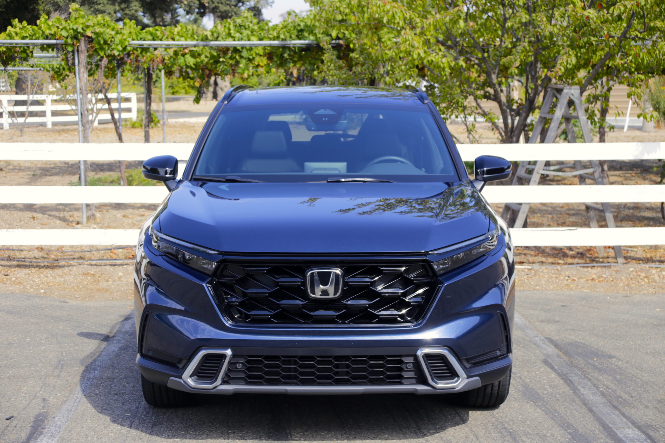 2023 Honda CRV Hybrid Sport Touring Review front end