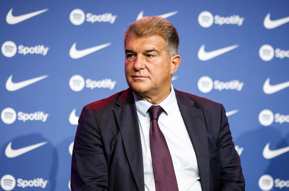 Barca chief Joan Laporta was not happy about Man City's mistaken attempt to sign Messi