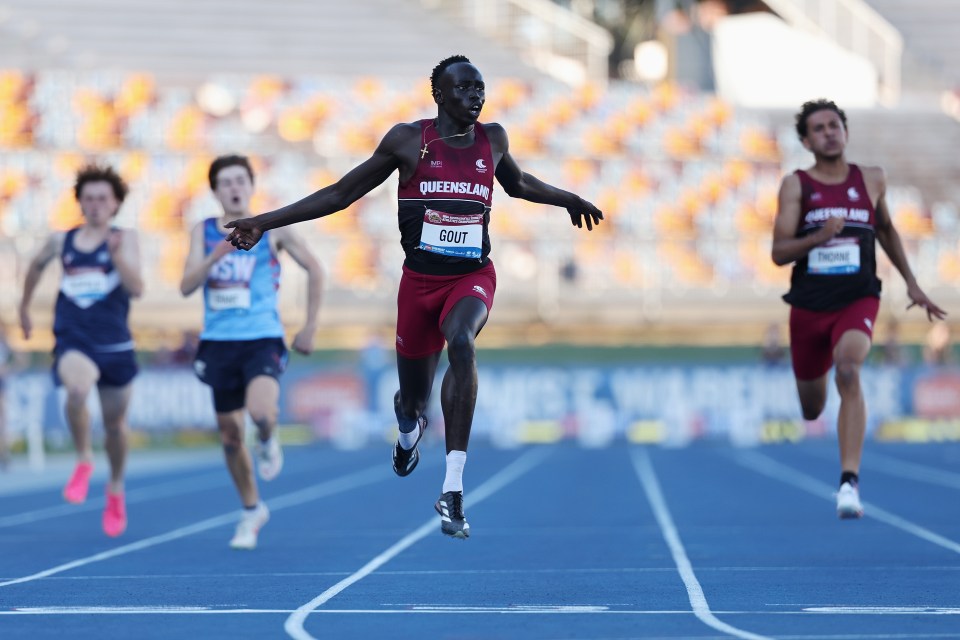 Gout is sending record tumbling at the  Australian All-Schools Championship in Queensland