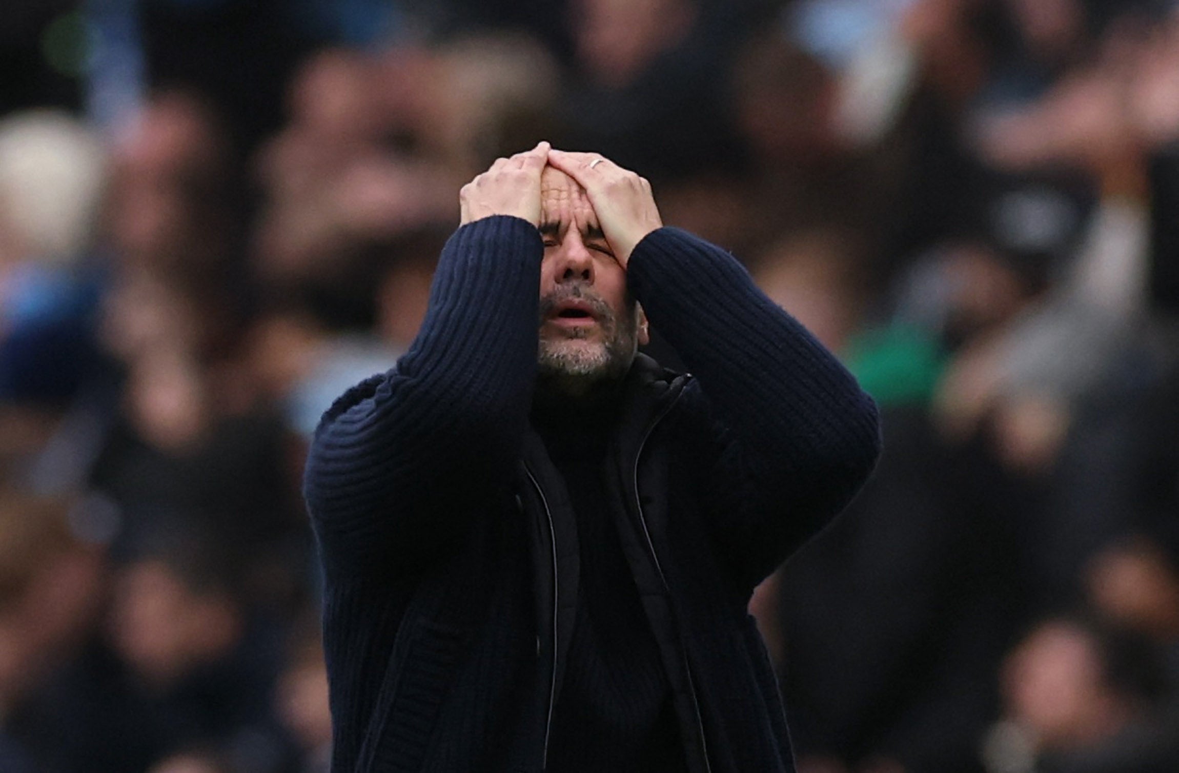 Guardiola had been left bereft by Man City’s dismal run