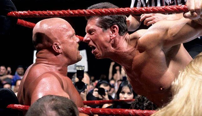 The Stone Cold Steve Austin and Vince McMahon feud was a staple of the Attitude Era