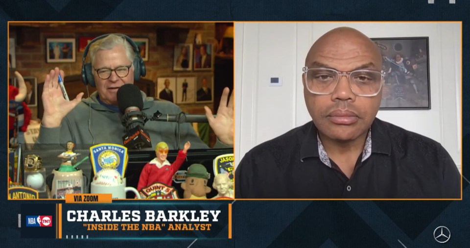 Barkley proposed postponing the NBA season until Christmas, when college football is wrapping up