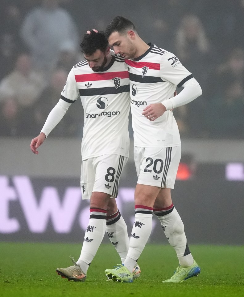 United skipper Fernandes was sent off at Molineux and will miss the Red Devils' next league outing, which sees them face Newcastle