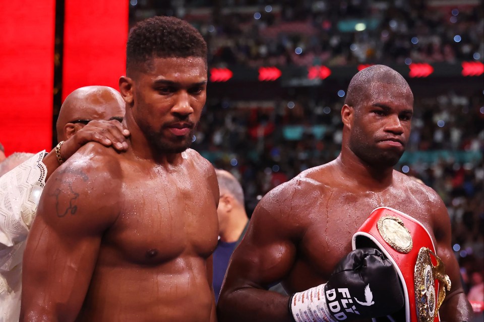 Joshua's rematch with Dubois is no longer happening next