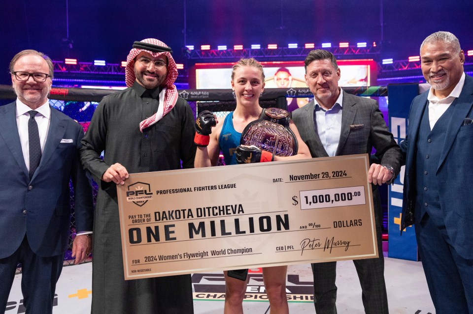 Ditcheva has racked up millions in prize money from her PFL bouts