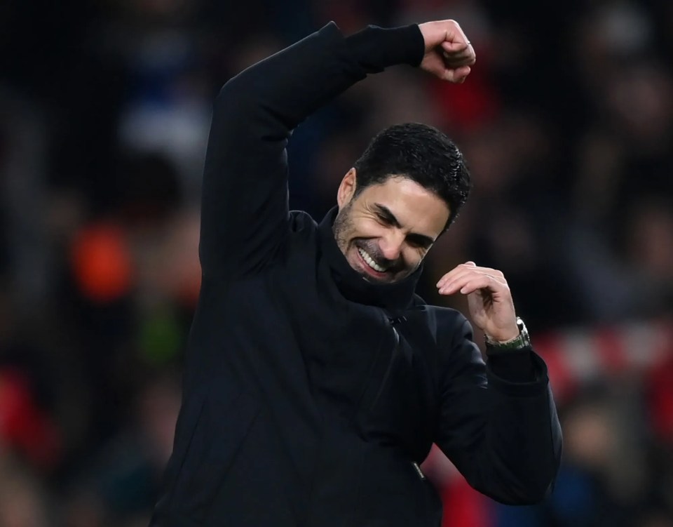 Arteta is very happy with what he's seeing from his side