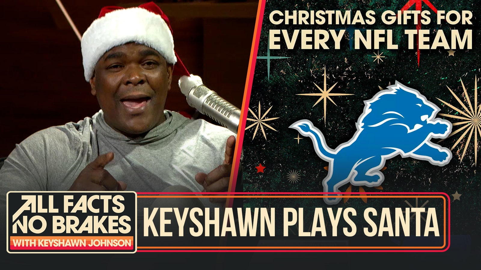 Keyshawn Johnson hands out Christmas gifts to every NFL team! 