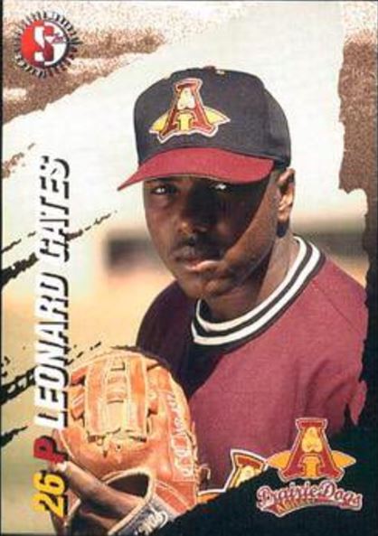 Gates even had his own trading card during his baseball career