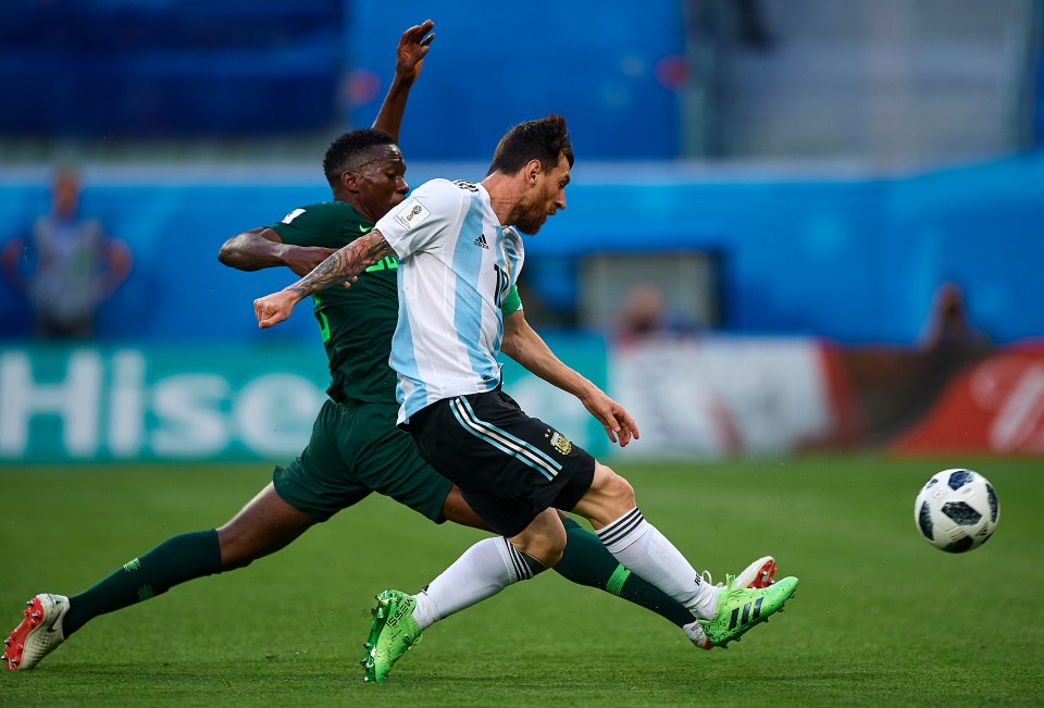 Lionel Messi's performance against Nigeria at the 2018 World Cup left a huge impression on Troost-Ekong