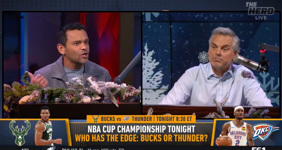 McIntyre (left) thinks the Inside the NBA crew hammering players is detrimental to the league