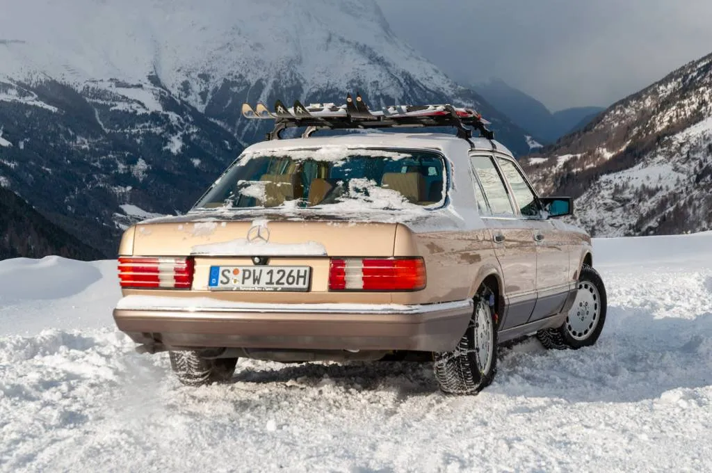 1988 Mercedes-Benz 300 SE known as the Goldkäppchen car