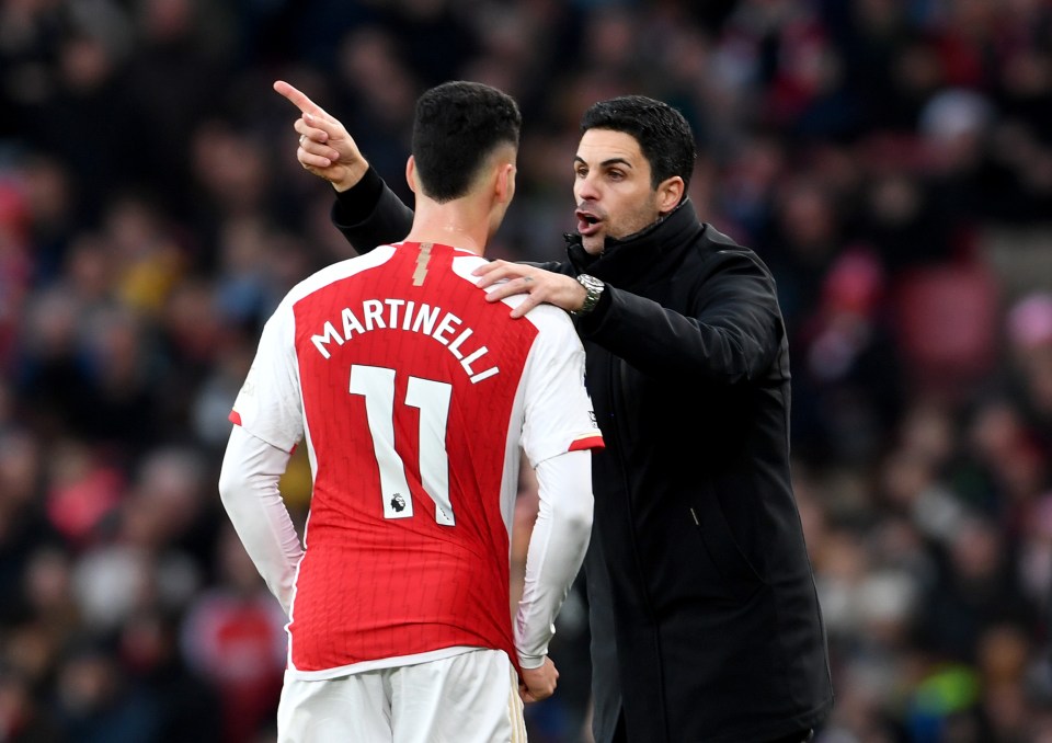 Martinelli is not as decisive as he was over the past two season and that will be of concern to Arteta