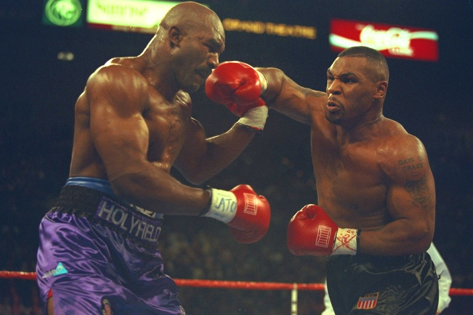 Holyfield's fights with Tyson are legendary, with the former winning both during their 1990s heyday