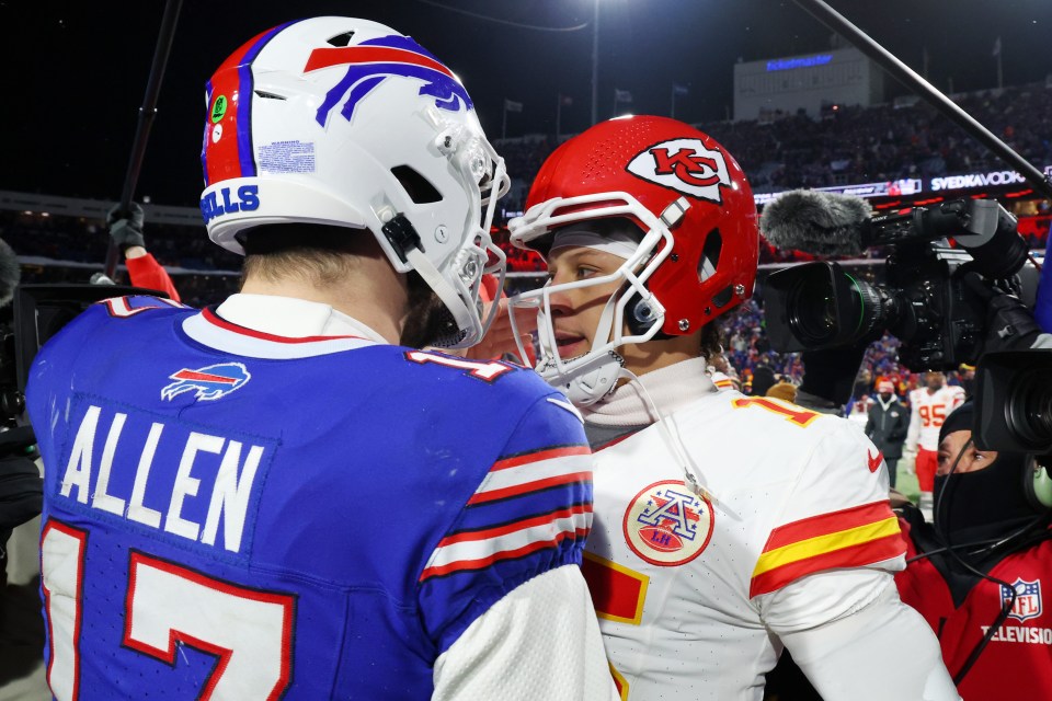 Allen and the Bills handed the Chiefs their first defeat of the season last month