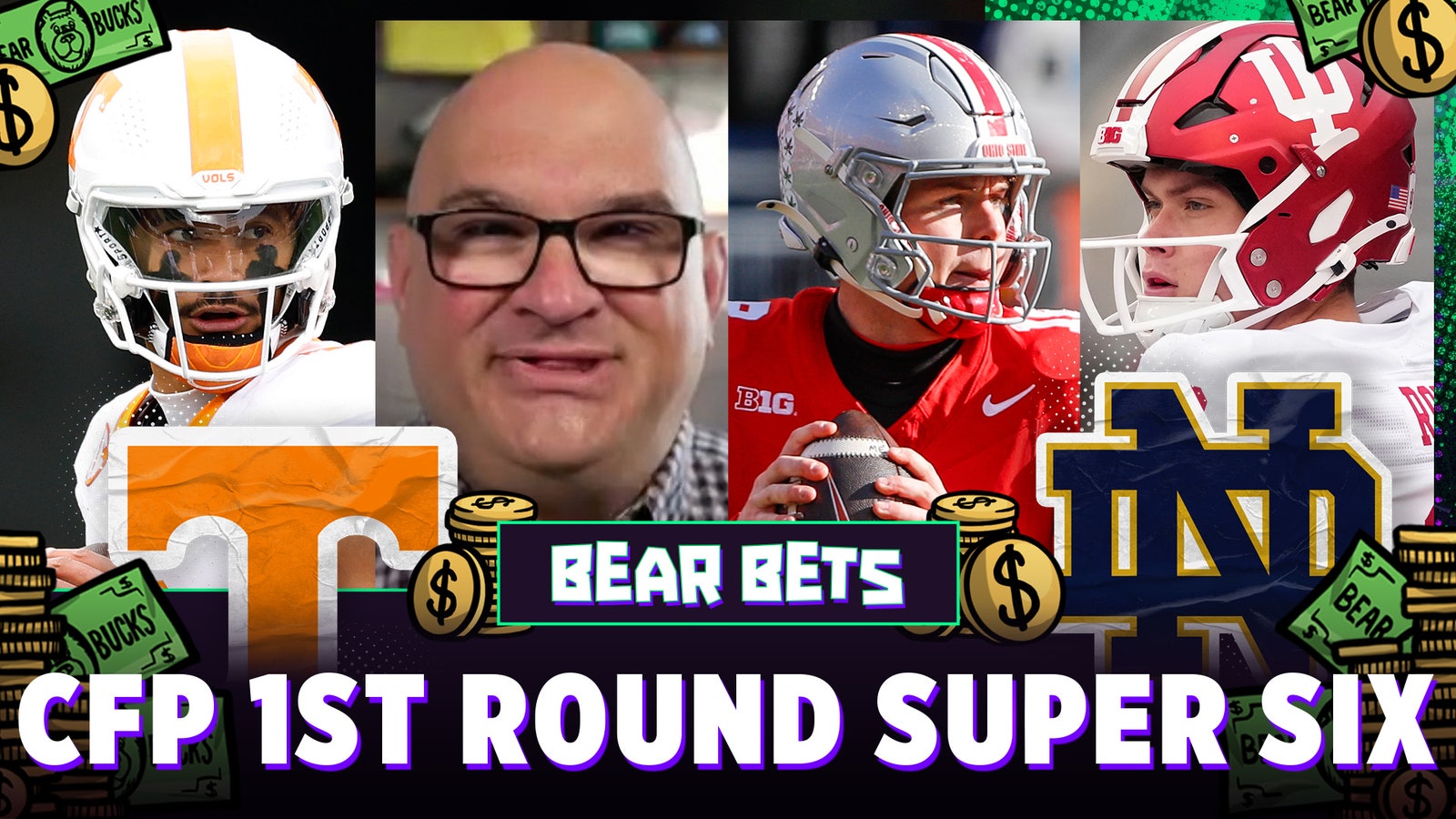 CFP First Round Super Six: Ohio State vs. Tennessee, Clemson vs. Texas and more