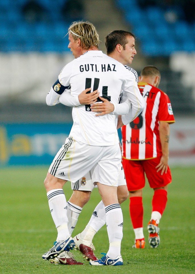 The vision of Guti was something else and Van der Vaart was often left in awe