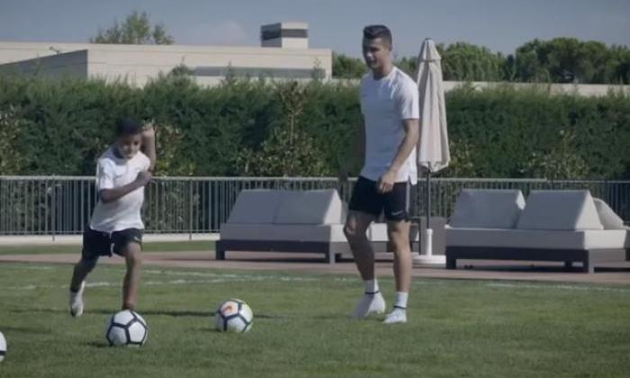 Ronaldo has kept a watchful eye over his son's development