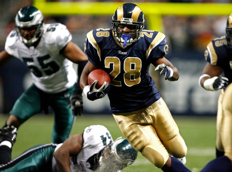 Marshall Faulk was a dual-threat running back dangerous in the open field