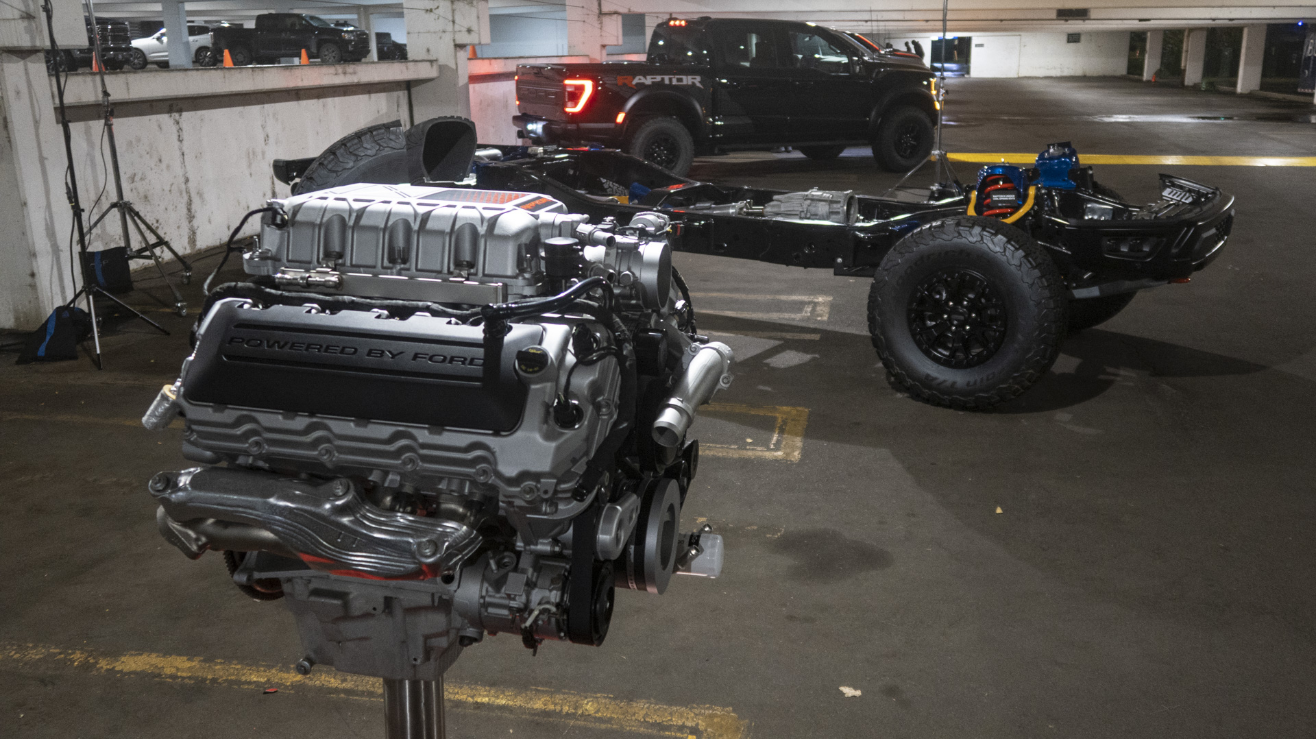 2023 Ford F-150 Raptor R engine.