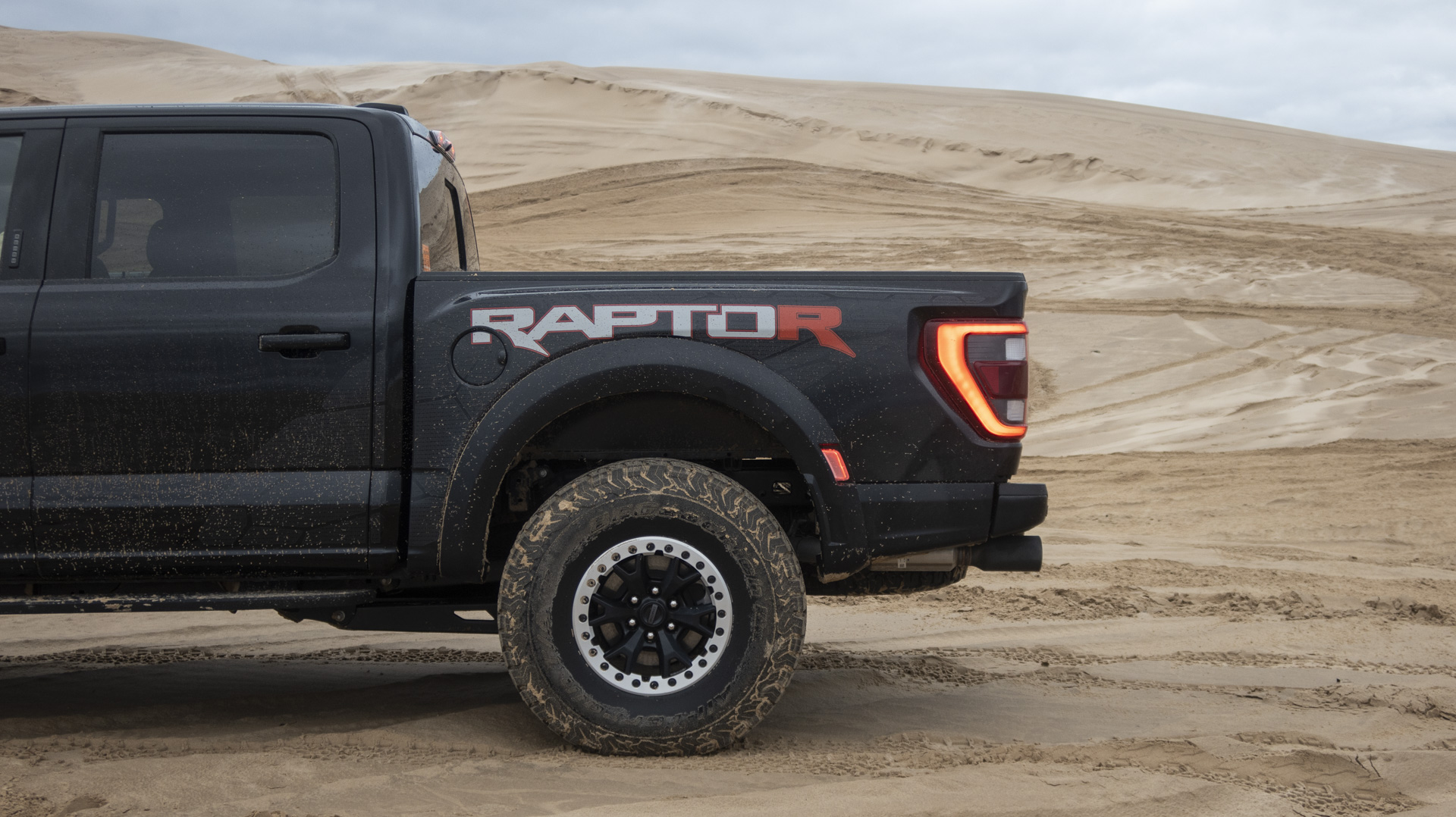 2023 Ford F-150 Raptor R bedside.