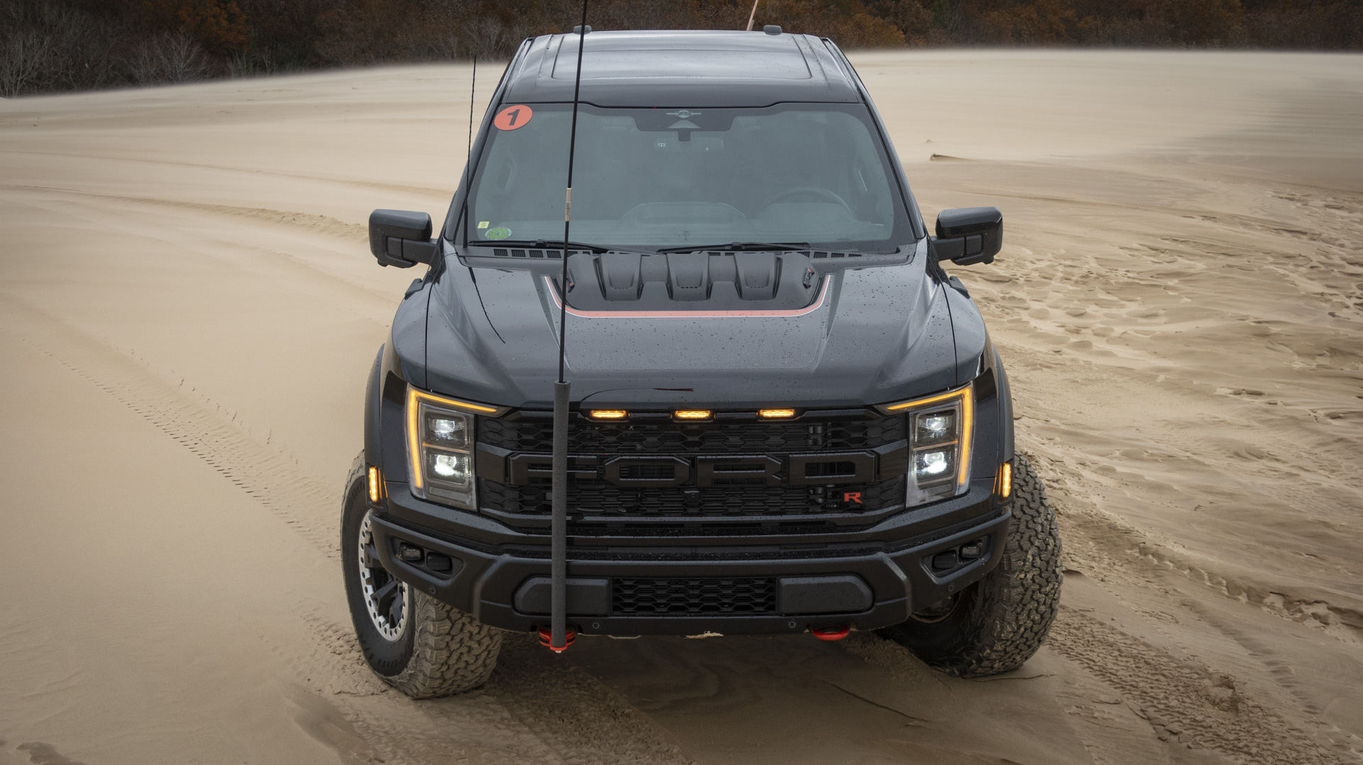 2023 Ford F-150 Raptor R head-on view.