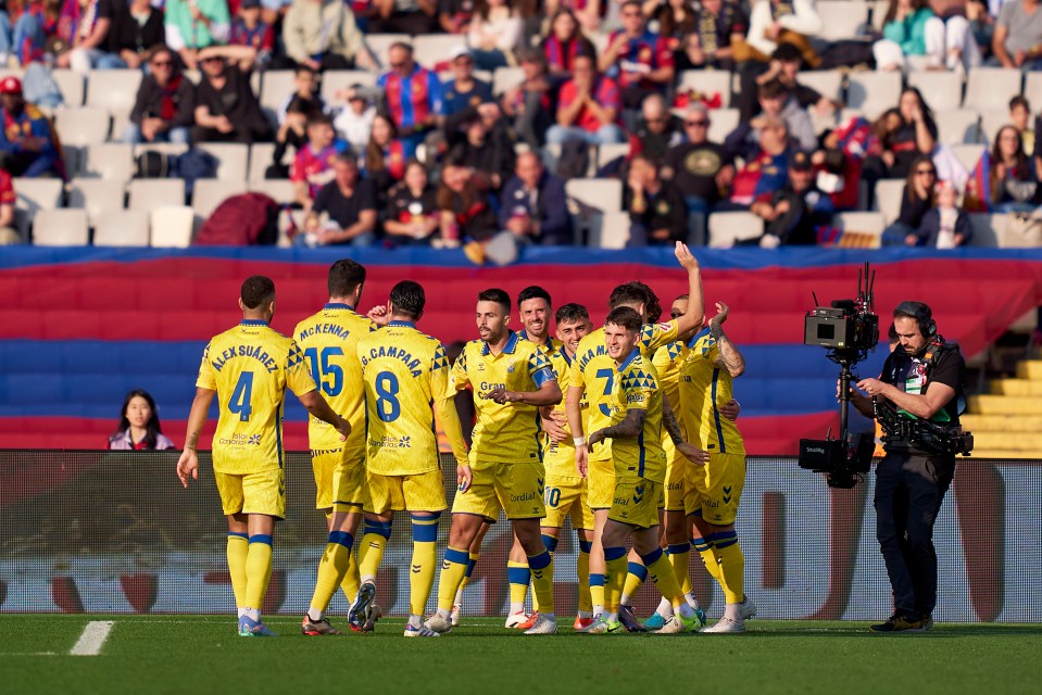 Las Palmas have beaten Barcelona for the first time since 1991