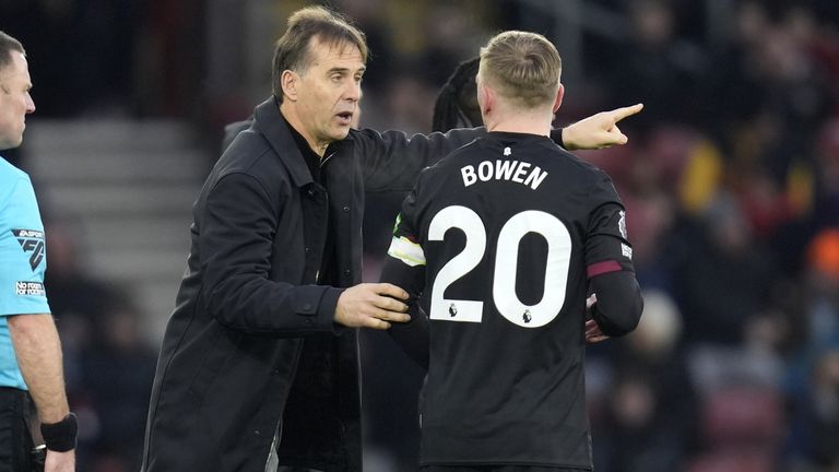 Jarrod Bowen scored his 48th Premier League goal, taking him outright second in West Ham’s leading Premier League scorers, with only Michail Antonio now scoring more (68)