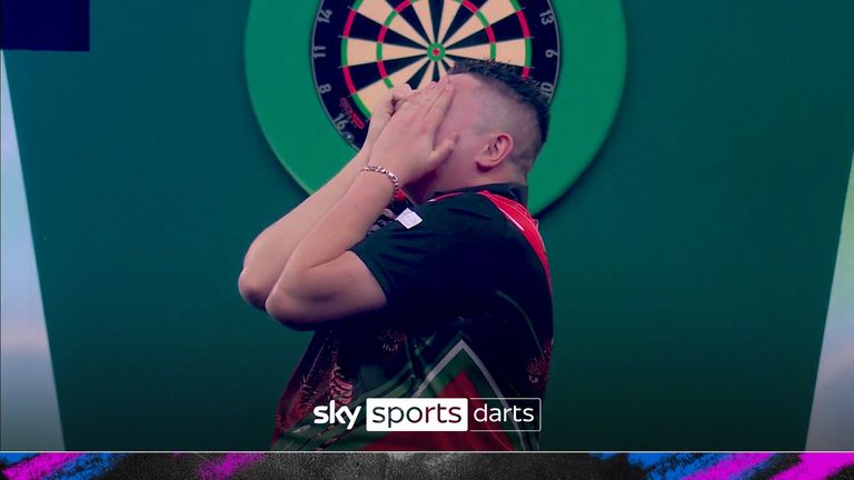 Nick Kenny beat Raymond van Barneveld to reach the third round at the World Darts Championship.